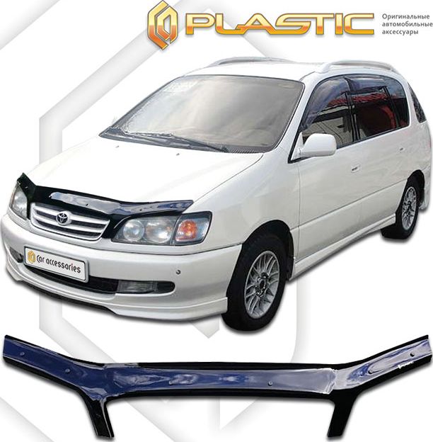 Дефлектор СА Пластик для капота (Classic черный) Toyota Ipsum 1996-1998. Артикул 2010010100315
