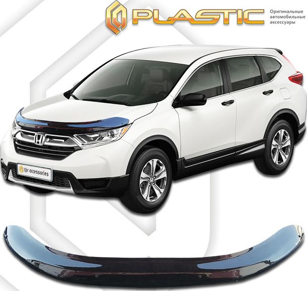 Дефлектор СА Пластик для капота (Classic черный) Honda CR-V RW 2017–2026. Артикул 2010010112905