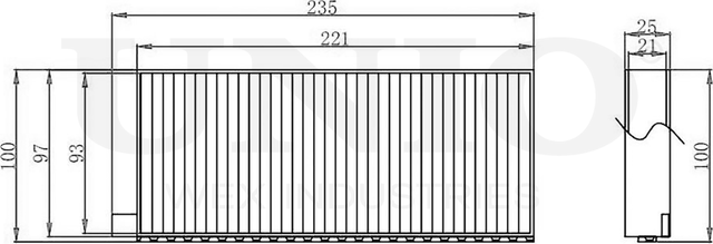 Фильтр салона (Unio). Артикул FLT-40070