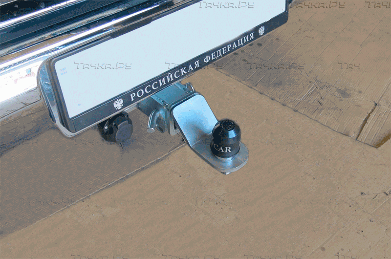 Фаркоп оцинкованный ZincaR под американский квадрат для Baic BJ40 2019-2026. Артикул ZB201E
