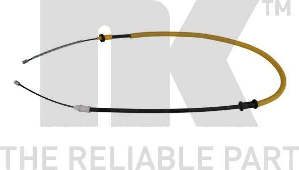 Трос ручника (тросик ручного тормоза) NK. Артикул 903991