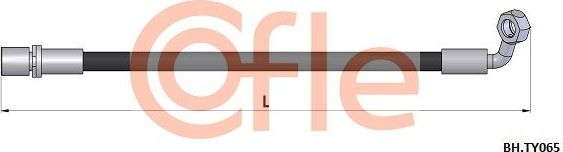 Тормозной шланг Cofle. Артикул 92.BH.TY065