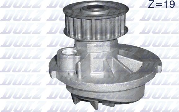 Помпа (водяной насос) Dolz для Opel Combo C 2001-2006. Артикул O150