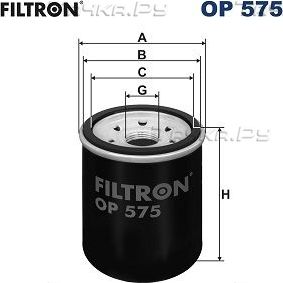 Масляный фильтр Filtron для Honda Logo 1999-2002. Артикул OP 575