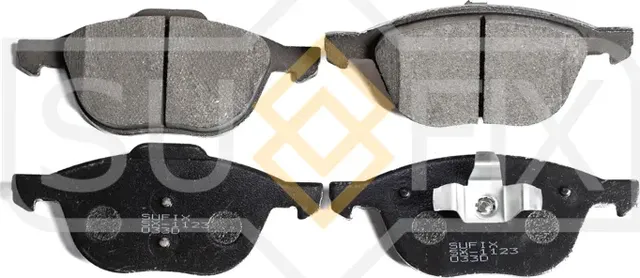 Колодки дисковые тормозные передние правые/левые FORD C-MAX (DM2) 2007-2010 (Sufix). Артикул SX1123