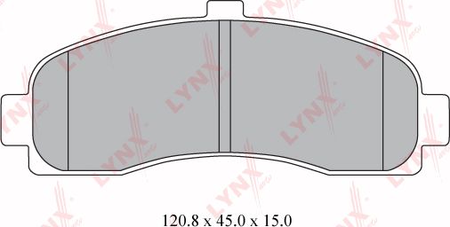 Тормозные колодки LYNXauto. Артикул BD-5738