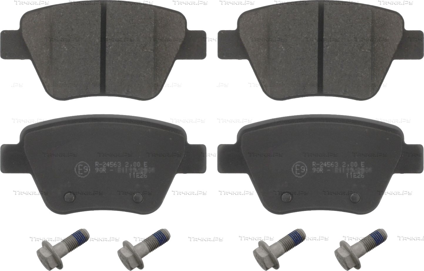 Тормозные колодки Blue Print задние для SEAT Leon II 2005-2013. Артикул ADV184218