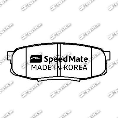 Тормозные колодки SpeedMate. Артикул SM-BPJ225