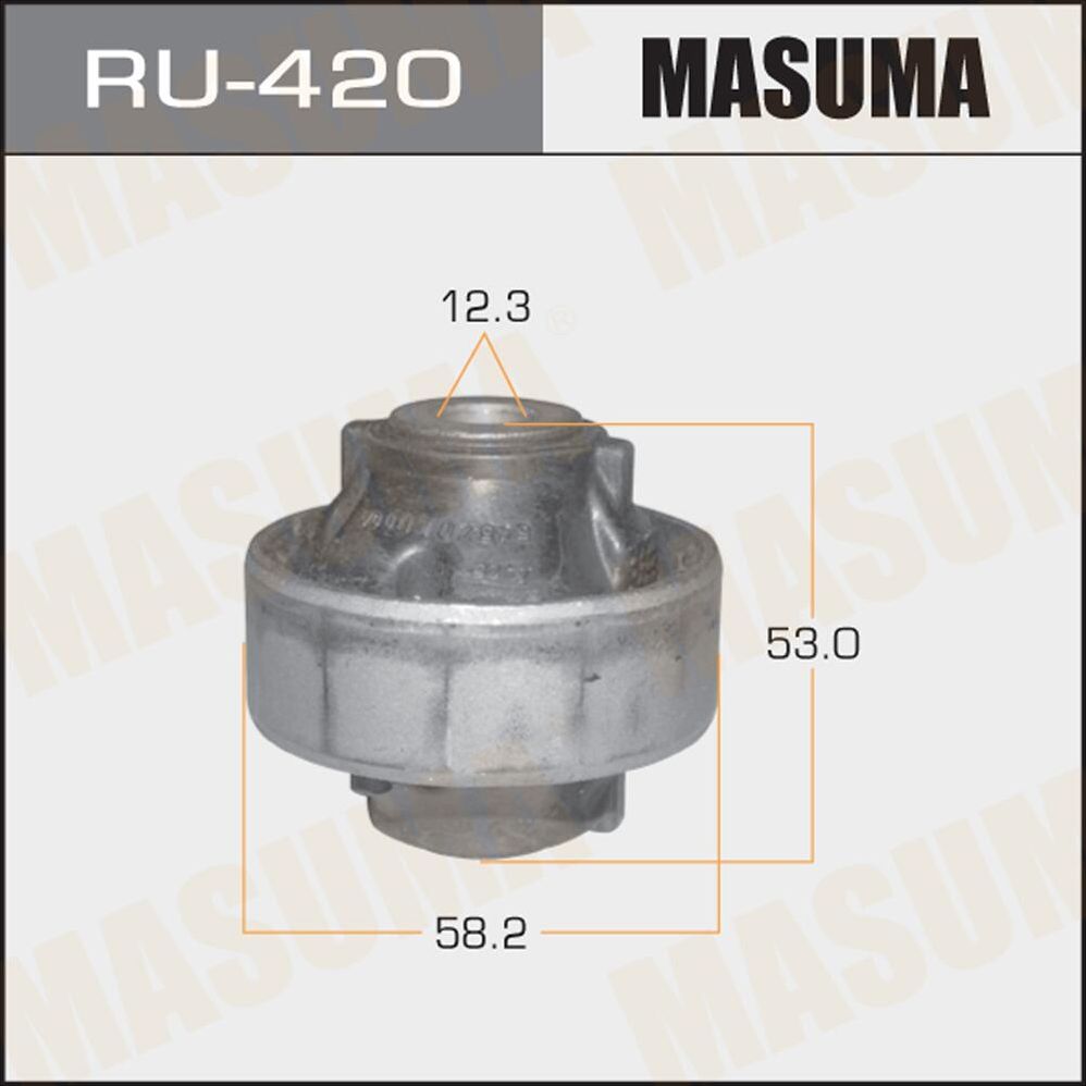 Сайлентблок переднего рычага подвески Masuma. Артикул RU-420