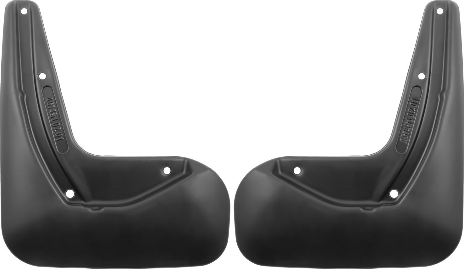 Брызговики Frosch (в пакете) задняя пара для OMODA C5 2022-2026. Артикул NLF.A67451.E13