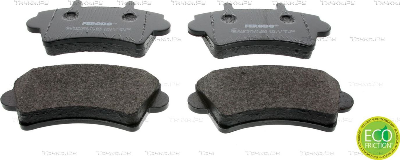 Тормозные колодки Ferodo Premier Eco Friction передние для Opel Movano II 1998-2010. Артикул FVR1452