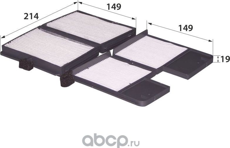 AC-014 88880-20060 (ФИЛЬТР САЛОННЫЙ) (RB-Exide). Артикул AC014