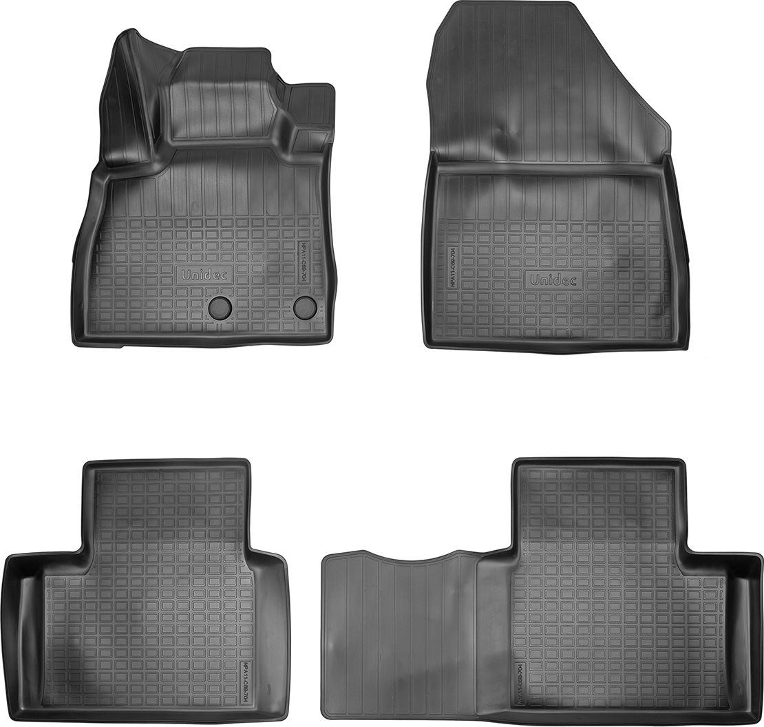 Коврики Норпласт для салона Renault Grand Scenic IV (1,2 ряд) 2016-2026. Артикул NPA11-C69-704-2