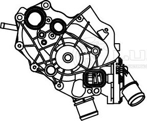 Помпа (водяной насос) Luzar. Артикул LWP 3023