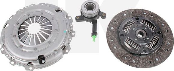 Сцепление (комплект) NK CSC kit (2 in 1 kit + CSC) для Peugeot 4007 2007-2013. Артикул 133036