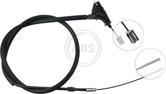 Трос ручника (тросик ручного тормоза) ABS. Артикул K10071