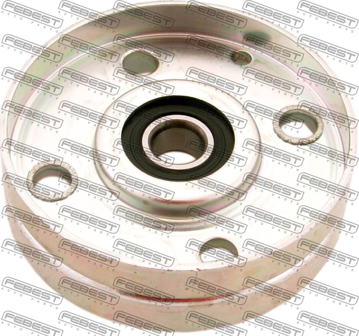 Натяжной ролик (натяжитель) приводного поликлинового ремня Febest. Артикул 0287-N16