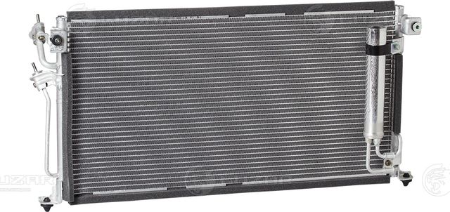 Радиатор кондиционера (конденсатор) Luzar для Mitsubishi Lancer IX 2003-2013. Артикул LRAC 1100