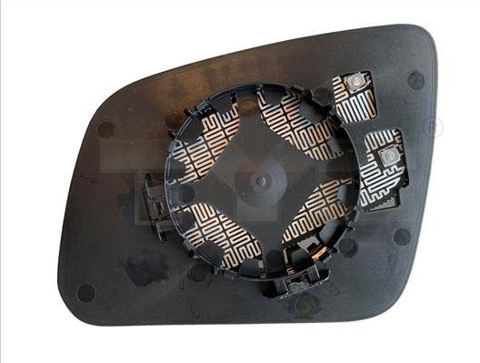 Зеркальное стекло бокового зеркала TYC левое для Mercedes-Benz C-Класс III (W204, C204) 2007-2011. Артикул 321-0114-1