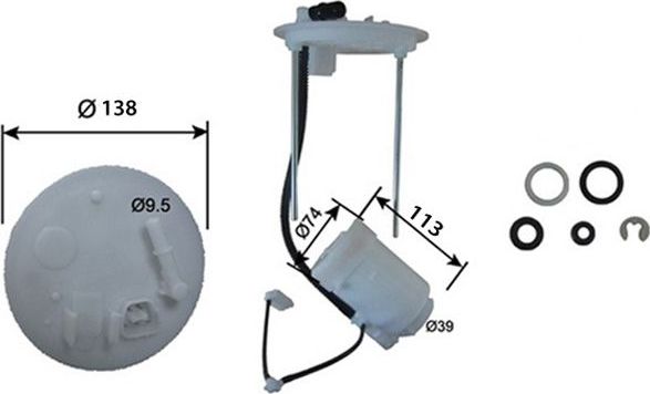 Топливный фильтр JS Asakashi. Артикул FS23002
