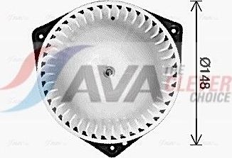 Вентилятор, мотор печки (отопителя) салона AVA для Daewoo Kalos 2002-2007. Артикул CT8085