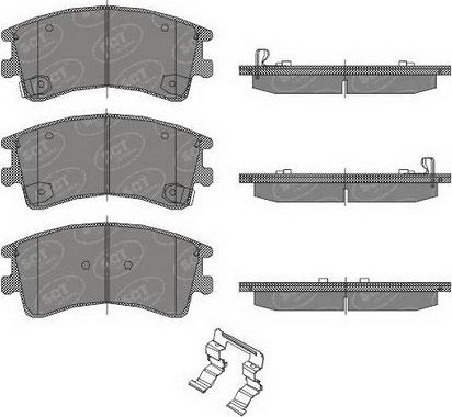 Тормозные колодки SCT-Germany. Артикул SP 444 PR