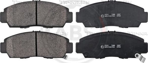 Тормозные колодки ABS передние для Honda Accord VII 2003-2008. Артикул 37312