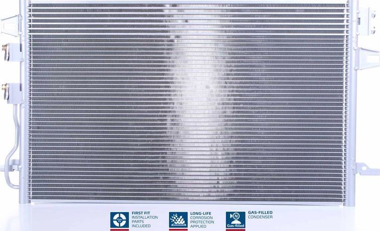 Радиатор кондиционера (конденсатор) Nissens (алюминий). Артикул 94929