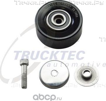 Направляющий (ведущий) ролик приводного поликлинового ремня Trucktec Automotive. Артикул 08.19.118