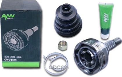 Шрус Внешний NISSAN QASHQAI/QASHQAI+2 (J10,JJ10) 07- NISSAN X-TRAIL (T31)2.0 07 (Aywiparts). Артикул AW1510625