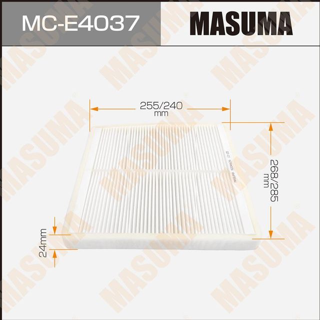 Фильтр салона (Masuma). Артикул MC-E4037