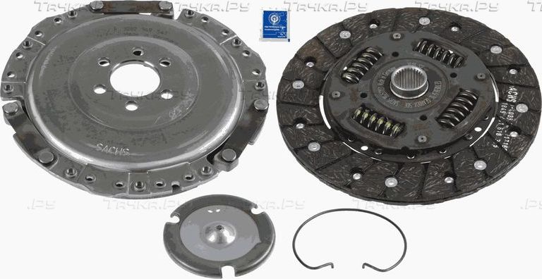 Сцепление (комплект) SACHS для Volkswagen Bora 1998-2005. Артикул 3000 843 601