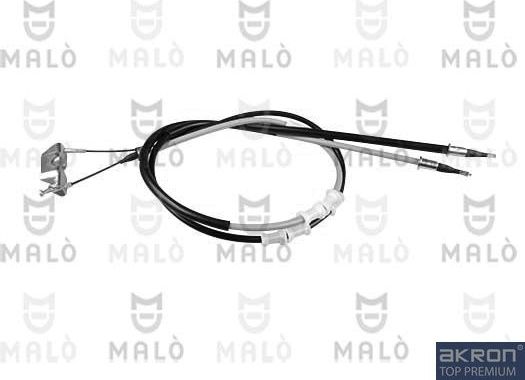 Трос ручника (тросик ручного тормоза) Malò. Артикул 26114