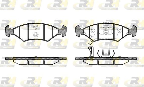 Тормозные колодки RoadHouse. Артикул 2502.22