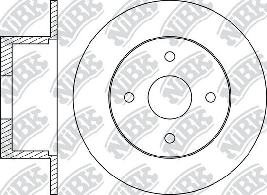 Тормозной диск NiBK. Артикул RN1746H