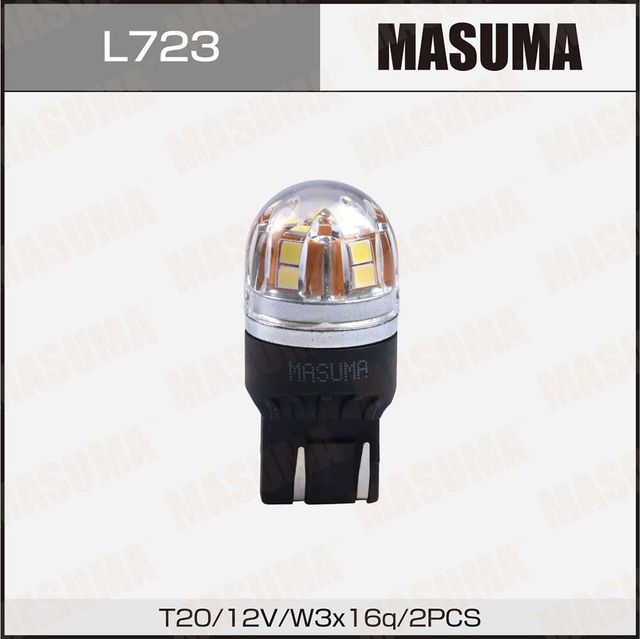 Лампа 12 В 215 Вт 2х-контактная без цоколя T20 W3х16q Masuma LED Светодиодная к-т 2шт Masuma. Артикул L723