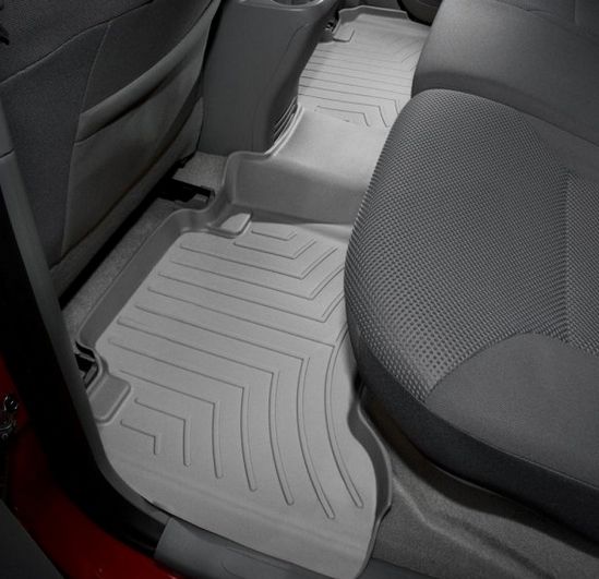 Коврики Weathertech Floorliner для салона задние (2й ряд) Toyota Tundra Double Cab 2007-2013 Серые. Артикул 460932