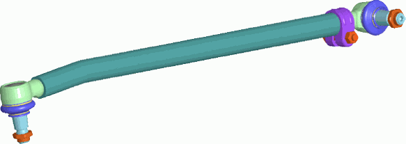 Рулевая тяга продольная Lemforder для DAF CF 85 2001-2013. Артикул 26841 01