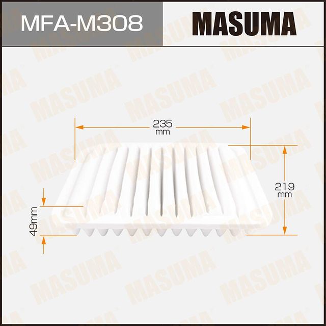 Воздушный фильтр Masuma. Артикул MFA-M308