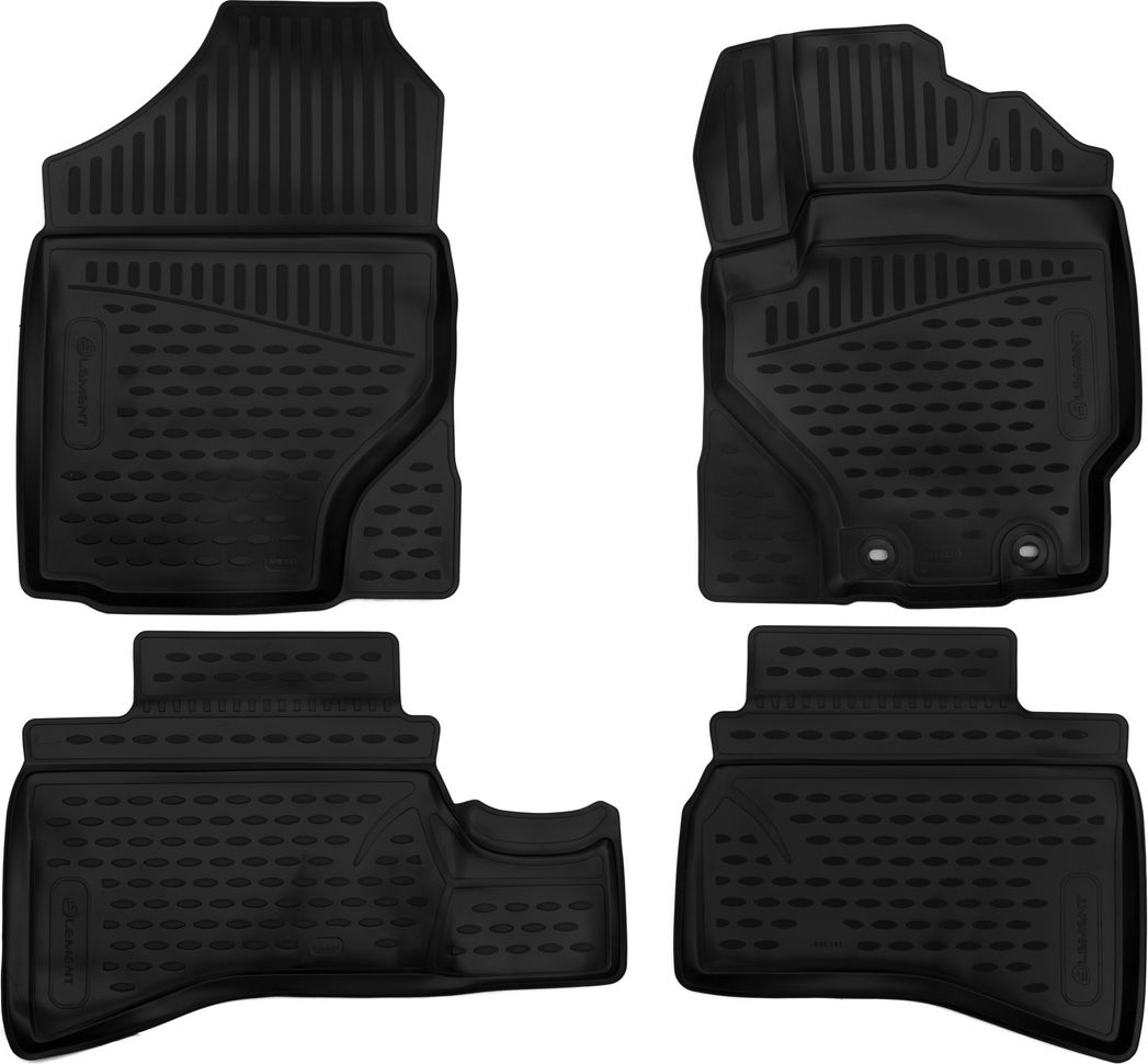 Коврики 3D Element для салона Toyota Aqua (P10) хэтчбек (правый руль) 2011-2014. Артикул ELEMENT3D48151210k