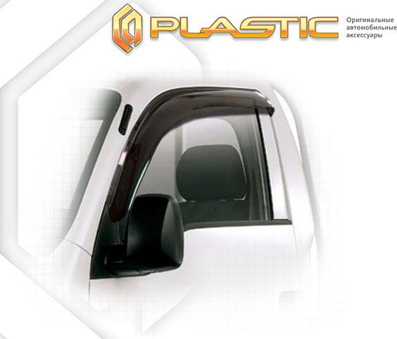 Дефлекторы СА Пластик для окон (Classic полупрозрачный) Kia Bongo III  2004–2026. Артикул 2010030307466
