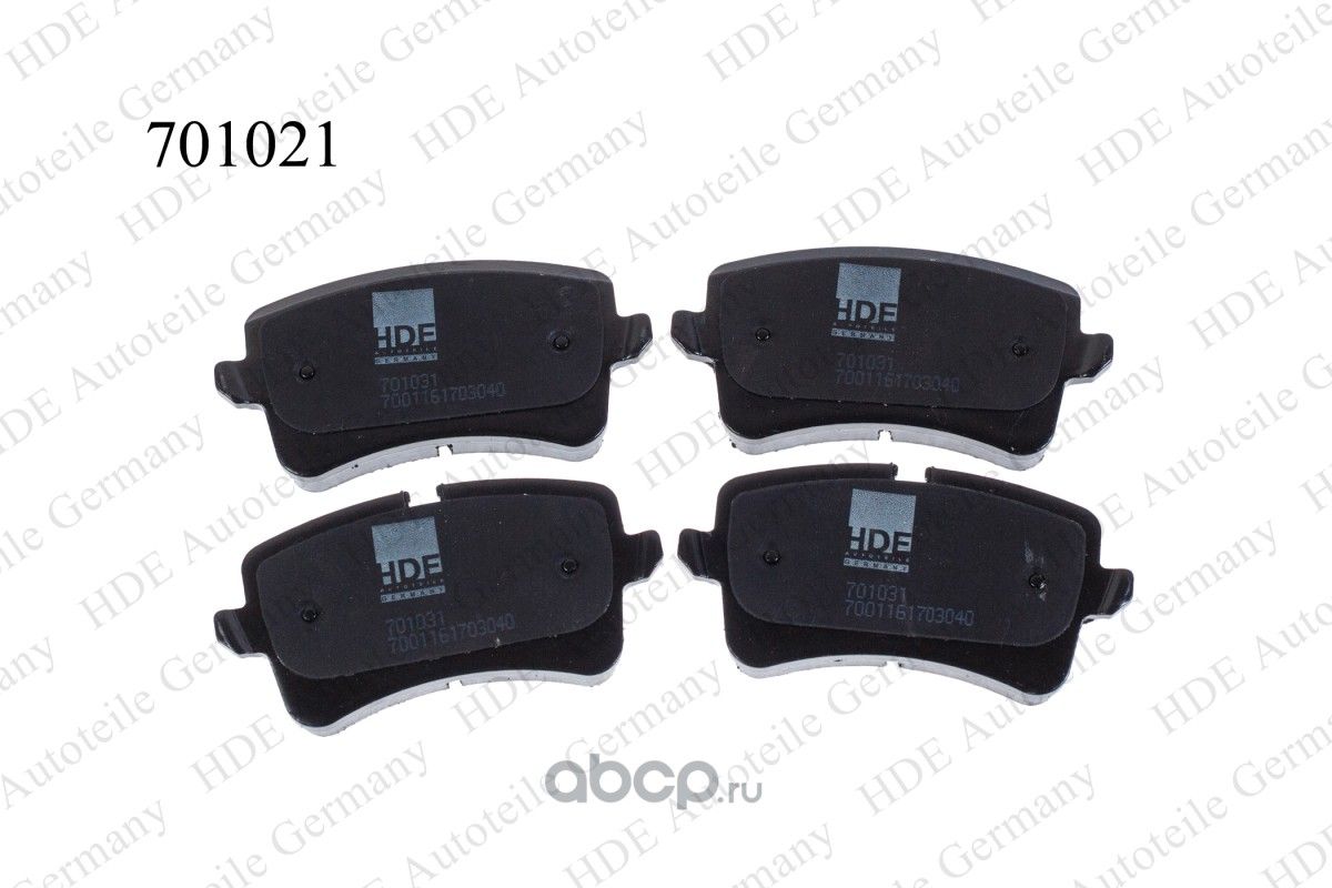Тормозные колодки_(701021 HDE). Артикул 701021