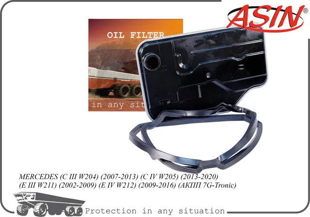Фильтр масляный АКПП (с прокладкой) (Asin). Артикул ASINFL2433