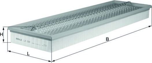 Воздушный фильтр Mahle. Артикул LX 334