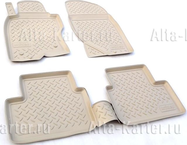 Коврики Норпласт для салона Subaru XV I 2012-2016. БЕЖЕВЫЕ. Артикул NPL-Po-84-80Beige