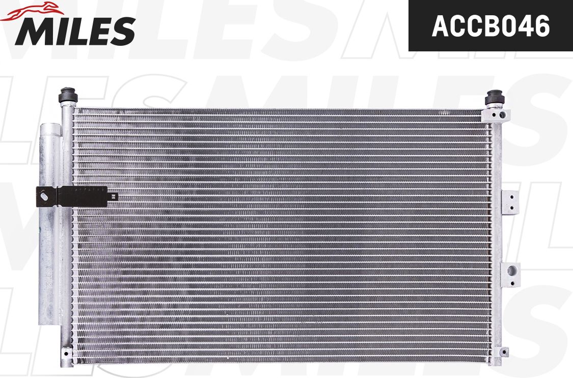 Радиатор кондиционера (конденсатор) Miles (алюминий). Артикул ACCB046