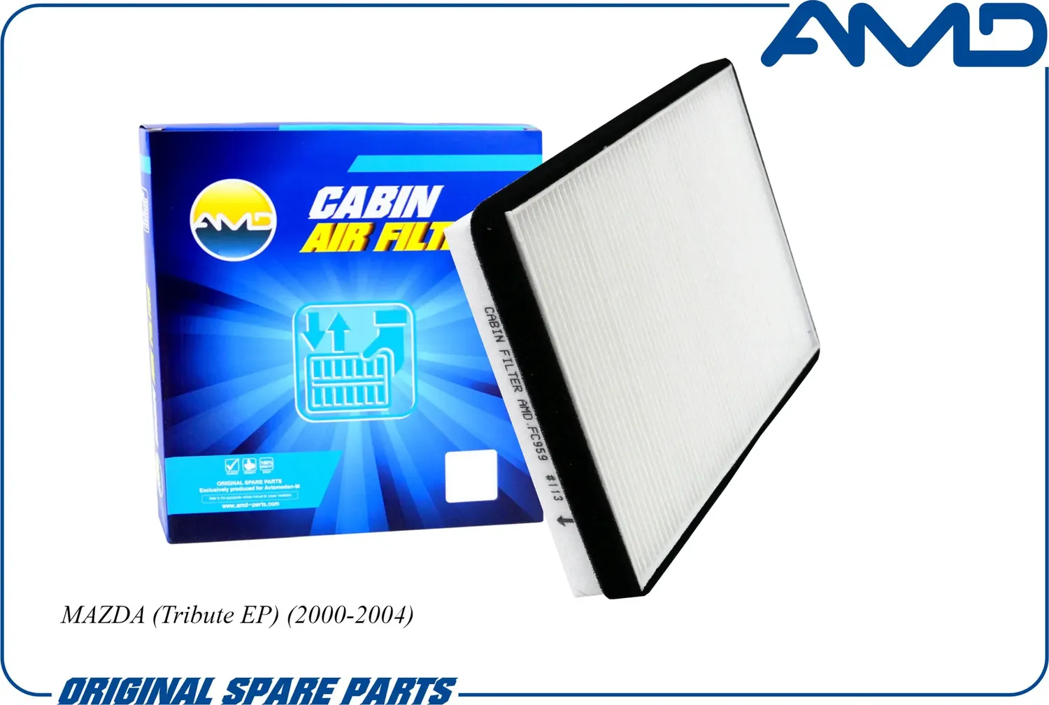 Фильтр салона FORD MAVERICK 02- (AMD). Артикул AMD.FC959