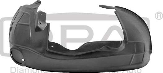 Подкрылок DPA передний левый для Audi A6 III (C6) 2004-2011. Артикул 88211700502
