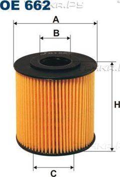 Масляный фильтр Filtron для Volvo S40 I 1995-2003. Артикул OE 662