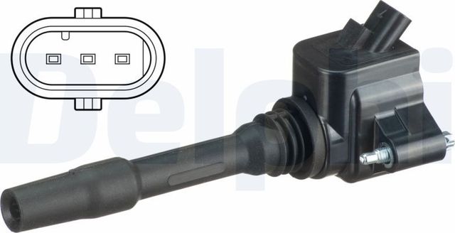 Катушка зажигания Delphi для MINI Cabrio III (F57) 2014-2026. Артикул GN10882-12B1